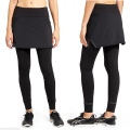 All Black Ladies Calças de Fitness com Vestido